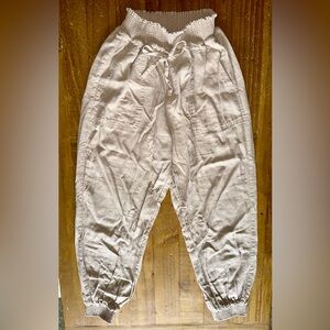 Linen joggers